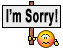 :sorry