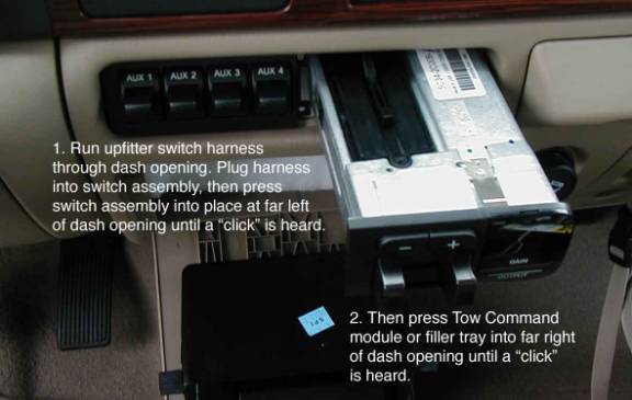 2011 Ford super duty upfitter switch installation #1